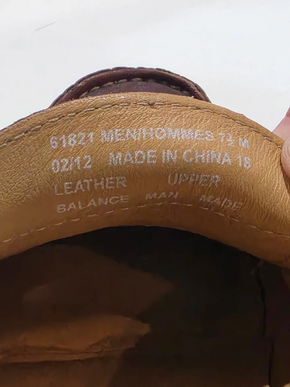 509. Clarks Brown Leather Penny Loafers Slip On Shoes Men's Size 7.5 M 61821